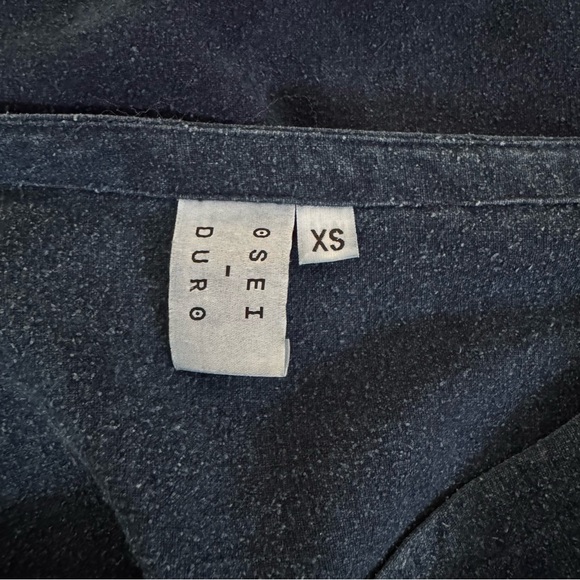 Osei Duro Box Top in Natural Indigo - Picture 5 of 6